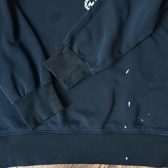 🆓 [CROOKS & castles] Black Monopoly Crooks Sweatshirt *FLAWED* - Picture 5 of 6